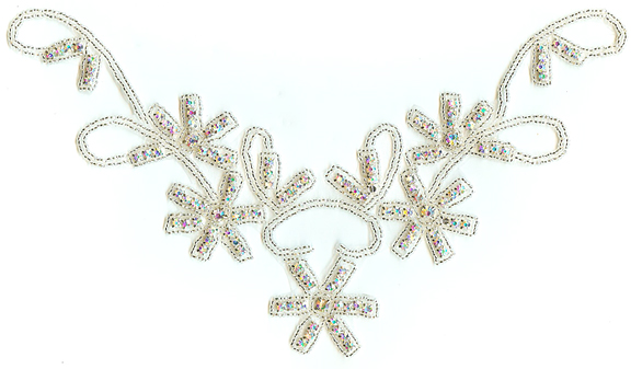 1103 Iron on Rhinestone Applique